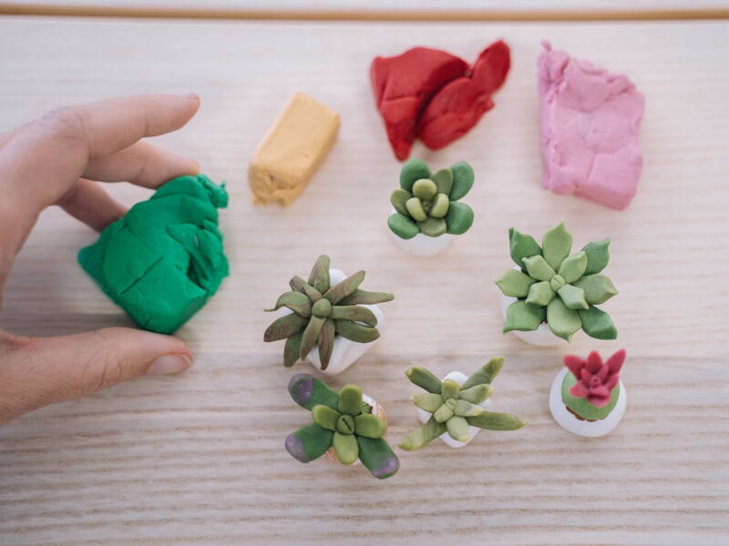 Polymer clay jewellery